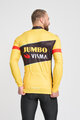 BONAVELO Cyklistický dres s dlhým rukávom zimný - JUMBO-VISMA 2025 WNT - žltá/čierna