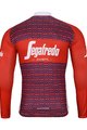 BONAVELO Cyklistický dres s dlhým rukávom zimný - TREK 2024 WINTER - modrá/biela/červená