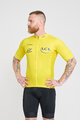 BONAVELO Cyklistický dres s krátkym rukávom - TOUR DE FRANCE 2024 - žltá