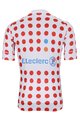 BONAVELO Cyklistický dres s krátkym rukávom - TOUR DE FRANCE 2023 - biela/červená