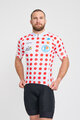 BONAVELO Cyklistický dres s krátkym rukávom - TOUR DE FRANCE 2025 - červená/biela