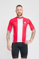 BONAVELO Cyklistický dres s krátkym rukávom - POLAND II. - červená/biela