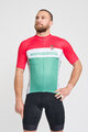 BONAVELO Cyklistický dres s krátkym rukávom - HUNGARY - červená/biela/zelená