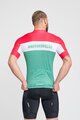 BONAVELO Cyklistický dres s krátkym rukávom - HUNGARY - zelená/biela/červená