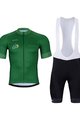 BONAVELO Cyklistický krátky dres a krátke nohavice - TOUR DE FRANCE 2024 - čierna/zelená