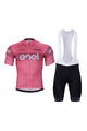 BONAVELO Cyklistický krátky dres a krátke nohavice - GIRO D´ITALIA - čierna/ružová