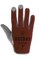 Rocday Cyklistické rukavice dlhoprsté - ELEMENTS - červená/šedá