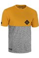 ROCDAY Cyklistický dres s krátkym rukávom - DOUBLE - žltá/šedá