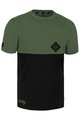 ROCDAY Cyklistický dres s krátkym rukávom - DOUBLE - zelená/čierna