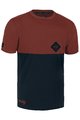 ROCDAY Cyklistický dres s krátkym rukávom - DOUBLE - modrá/červená