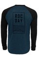 Rocday Cyklistický dres s dlhým rukávom letný - STAGE - čierna/modrá