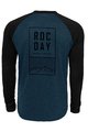 ROCDAY Cyklistický dres s dlhým rukávom letný - STAGE - čierna/modrá