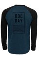 ROCDAY Cyklistický dres s dlhým rukávom letný - STAGE - čierna/modrá