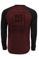 Rocday Cyklistický dres s dlhým rukávom letný - STAGE - červená/čierna