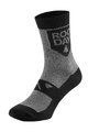 Rocday Cyklistické ponožky klasické - TIMBER - šedá/čierna