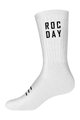 ROCDAY Cyklistické ponožky klasické - PARK - biela