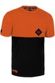 ROCDAY Cyklistický dres s krátkym rukávom - DOUBLE - oranžová/čierna