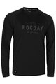 ROCDAY Cyklistický dres s dlhým rukávom letný - PATROL - čierna/šedá