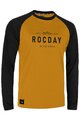 ROCDAY Cyklistický dres s dlhým rukávom letný - PATROL - čierna/žltá