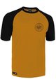 ROCDAY Cyklistický dres s krátkym rukávom - GRAVEL - žltá/čierna