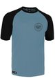 ROCDAY Cyklistický dres s krátkym rukávom - GRAVEL - čierna/modrá