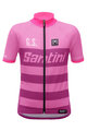 SANTINI Cyklistický dres s krátkym rukávom - 365GS KIDS - ružová