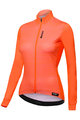 SANTINI Cyklistický dres s dlhým rukávom zimný - SCIA LADY WINTER - oranžová