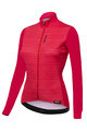 SANTINI Cyklistický dres s dlhým rukávom zimný - SCIA LADY WINTER - červená