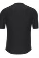 SANTINI Cyklistické tričko s krátkym rukávom - CALDO - čierna