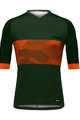SANTINI Cyklistický dres s krátkym rukávom - BOSCO MTB - zelená/oranžová
