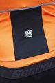 SANTINI Cyklistická zateplená bunda - VEGA H2O - čierna/oranžová