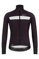 SANTINI Cyklistická zateplená bunda - VEGA H2O - bordová/čierna