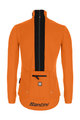 SANTINI Cyklistická zateplená bunda - VEGA MULTI - oranžová