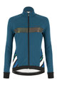 SANTINI Cyklistická zateplená bunda - CORAL RAGGIO LADY - modrá