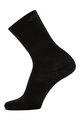 SANTINI Cyklistické ponožky klasické - WOOL SOCKS - čierna