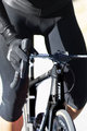 SANTINI Cyklistické nohavice 3/4 s trakmi - ADAPT 3/4 WINTER - čierna