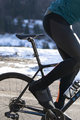 SANTINI Cyklistické nohavice dlhé s trakmi - VEGA GRIDO WINTER - šedá/čierna