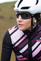SANTINI Cyklistický dres s dlhým rukávom zimný - CORAL RAGGIO LADY - ružová/čierna