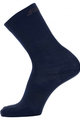 SANTINI Cyklistické ponožky klasické - WOOL - modrá