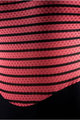 SANTINI Cyklistické nohavice dlhé s trakmi - CORAL BENGAL LADY - čierna/ružová