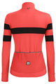 SANTINI Cyklistický zimný dres a nohavice - CORAL B. LADY WINTER - čierna/ružová