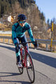 SANTINI Cyklistická vetruodolná bunda - NEBULA STORM LADY - svetlo modrá