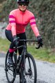 SANTINI Cyklistický dres s dlhým rukávom zimný - CORAL BENGAL LADY - ružová