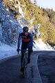 SANTINI Cyklistická zateplená bunda - COLORE HALO - modrá