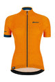 SANTINI Cyklistický dres s krátkym rukávom - GIADA HIP LADY - oranžová