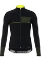 SANTINI Cyklistický dres s dlhým rukávom zimný - VEGA 2.0 WINTER - čierna/žltá