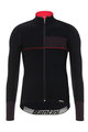 SANTINI Cyklistický dres s dlhým rukávom zimný - VEGA 2.0 WINTER - červená/čierna