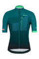 SANTINI Cyklistický dres s krátkym rukávom - LA VUELTA 2019 - zelená/modrá