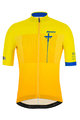 SANTINI Cyklistický dres s krátkym rukávom - LA VUELTA 2019 - modrá/žltá