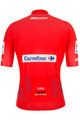 SANTINI Cyklistický dres s krátkym rukávom - LA VUELTA 2020 - červená